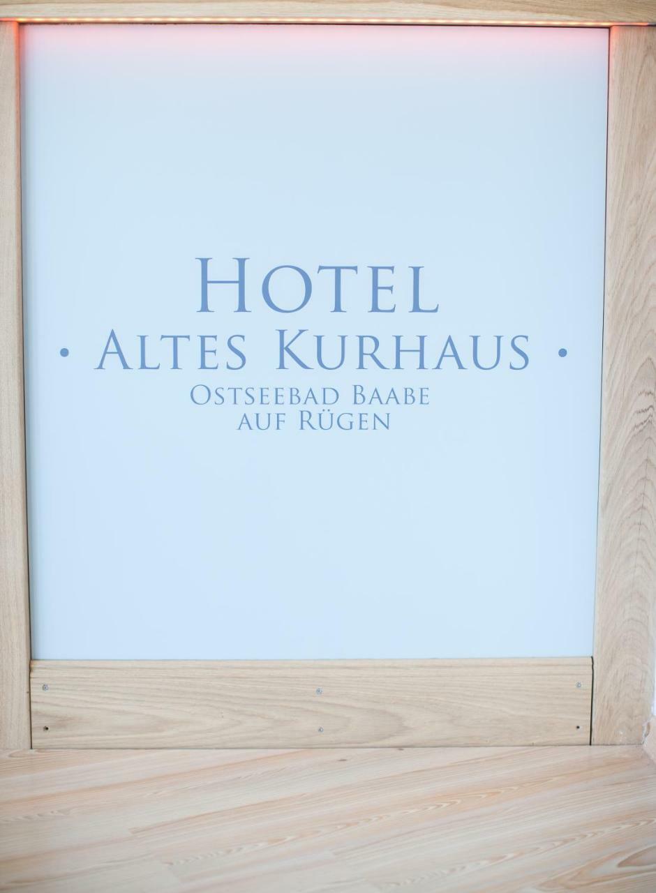 Hotel Altes Kurhaus บาเบอ ภายนอก รูปภาพ